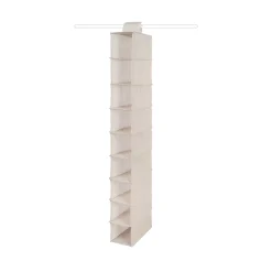 Étagère souple pour chaussures Compactor Nancy beige 9 compartiments H. 100,5 cm
