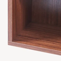 Étagère Tynset 187 x 20 x 17 cm effet noyer en.casa