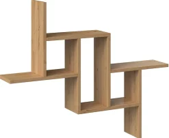 Étagères suspendues, chêne Artisan, 90 x 73,5 x 15 cm