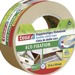 tesa 56452 ECO FIXATION Ruban adhésif double-face 25 m x 50 mm
