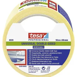 tesa 4939 ruban adhésif double-face amovible 50 mm x 10 m pour pose temporaire de revêtements de sol