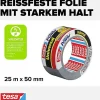 tesa Ruban adhésif toile9 Extra Power 50 mm x 25 m argent - 56388-00000-16