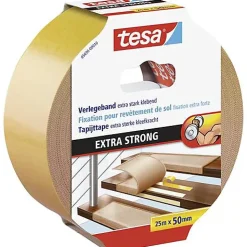 tesa Ruban de pose 05696-00010-11 double-face orange 25 m x 50 mm