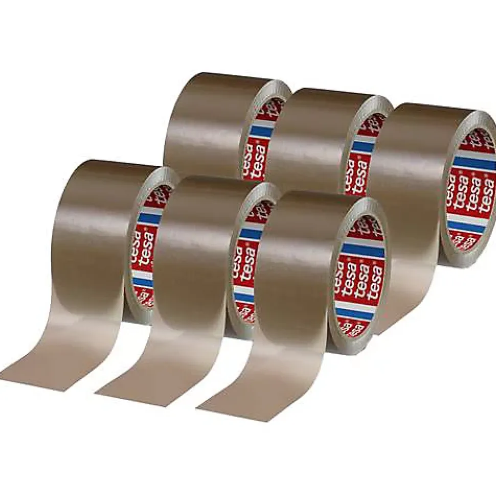 tesa tesapack 4280 PP 04280-00040-00 ruban adhésif d'emballage transparent 66 m x 50 mm pack de 6