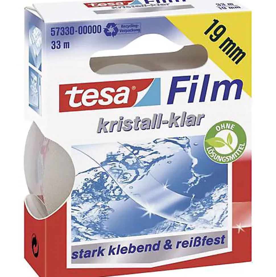 tesafilm transparent tesa 57330-00000-03, rouleau 33 m x 19 mm, film polypropylène