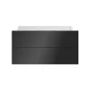 Tiroir anthracite brillant GoodHome Atomia H. 18,5 x L. 74,4 x P. 39 cm vendu par 2