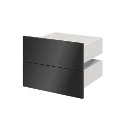 Tiroir anthracite brillant GoodHome Atomia H. 18,5 x L. 49,7 x P. 39 cm vendu par 2