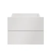 Tiroir blanc brillant GoodHome Atomia H. 18,5 x L. 49,7 x P. 39 cm vendu par 2