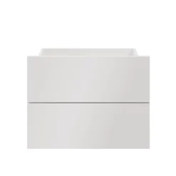 Tiroir blanc brillant GoodHome Atomia H. 18,5 x L. 49,7 x p 30 cm vendu par 2