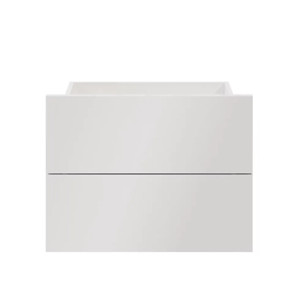 Tiroir blanc brillant GoodHome Atomia H. 18,5 x L. 49,7 x p 30 cm vendu par 2