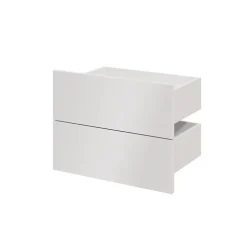 Tiroir blanc brillant GoodHome Atomia H. 18,5 x L. 49,7 x p 30 cm vendu par 2