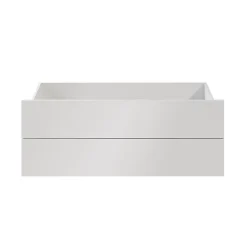 Tiroir blanc brillant GoodHome Atomia H. 18,5 x L. 99,7 x P. 50 cm vendu par 2
