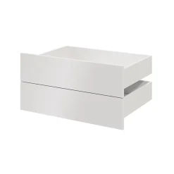 Tiroir blanc brillant GoodHome Atomia H. 18,5 x L. 74,4 x P. 50 cm vendu par 2