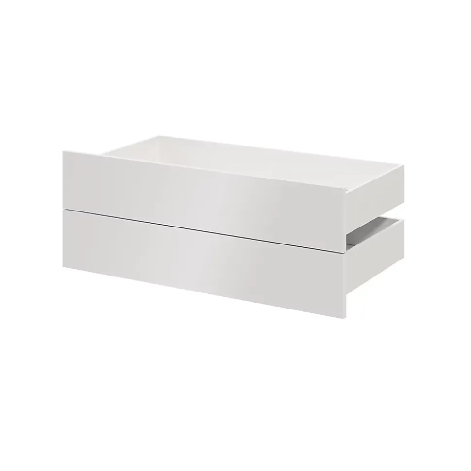 Tiroir blancs GoodHome Atomia H. 18,5 x L. 99,7 x P. 50 cm vendu par 2