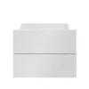 Tiroir blancs GoodHome Atomia H. 18,5 x L. 49,7 x P. 39 cm vendu par 2