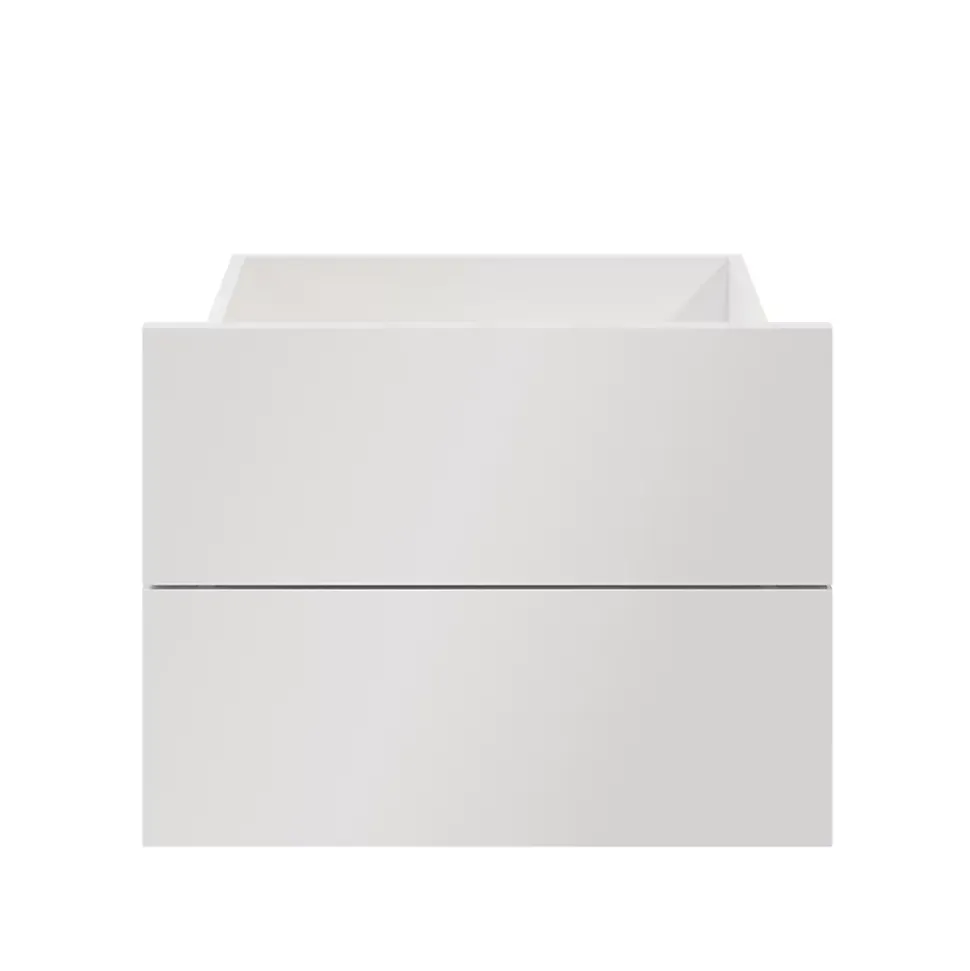 Tiroir blancs GoodHome Atomia H. 18,5 x L. 49,7 x P. 39 cm vendu par 2