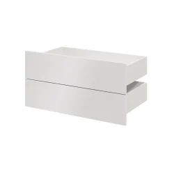 Tiroir blancs GoodHome Atomia H. 18,5 x L. 74,4 x P. 39 cm vendu par 2