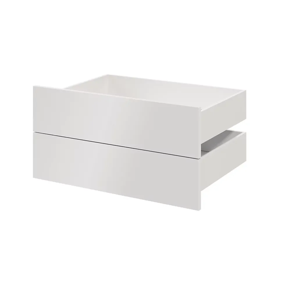 Tiroir blancs GoodHome Atomia H. 18,5 x L. 74,4 x P. 50 cm vendu par 2
