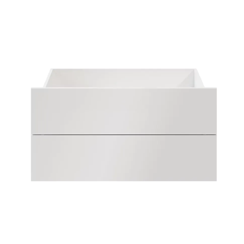 Tiroir blancs GoodHome Atomia H. 18,5 x L. 74,4 x P. 50 cm vendu par 2