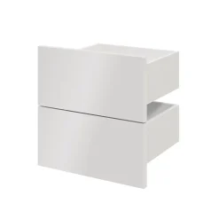 Tiroir blancs GoodHome Atomia H. 18,5 x L. 37,2 x P. 30 cm vendu par 2