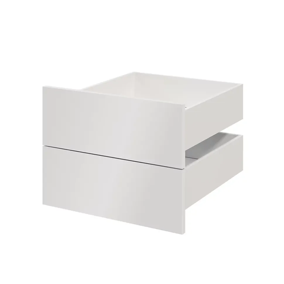 Tiroir blancs GoodHome Atomia H. 18,5 x L. 49,7 x P. 50 cm vendu par 2