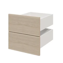 Tiroir effet chêne GoodHome Atomia H. 18,5 x L. 37,2 x P. 39 cm vendu par 2