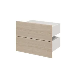 Tiroir effet chêne GoodHome Atomia H. 18,5 x L. 49,7 x p 30 cm vendu par 2