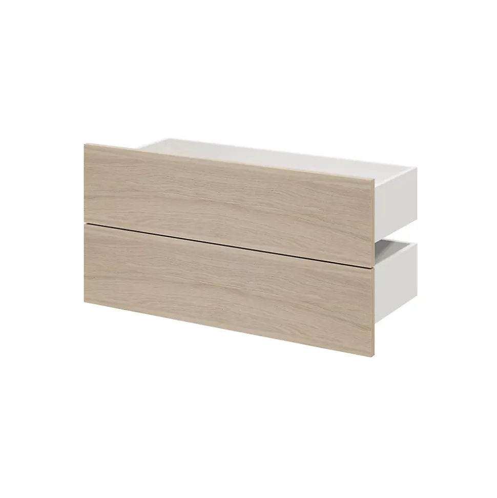 Tiroir effet chêne GoodHome Atomia H. 18,5 x L. 74,4 x p 30 cm vendu par 2