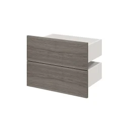 Tiroir effet chêne grisé GoodHome Atomia H. 18,5 x l. 49,7 x P. 30 cm vendu par 2