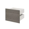 Tiroir effet chêne grisé GoodHome Atomia H. 18,5 x l. 49,7 x p 39 cm vendu par 2