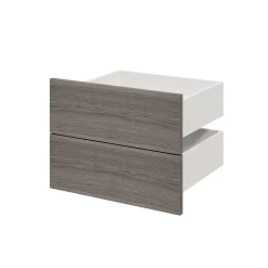 Tiroir effet chêne grisé GoodHome Atomia H. 18,5 x l. 49,7 x p 39 cm vendu par 2