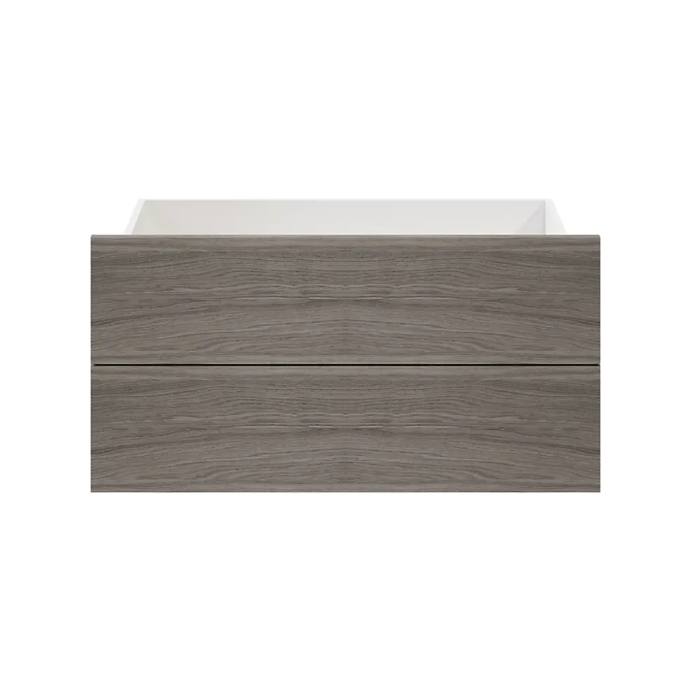 Tiroir effet chêne grisé GoodHome Atomia H. 18,5 x l. 74,4 x p 39 cm vendu par 2
