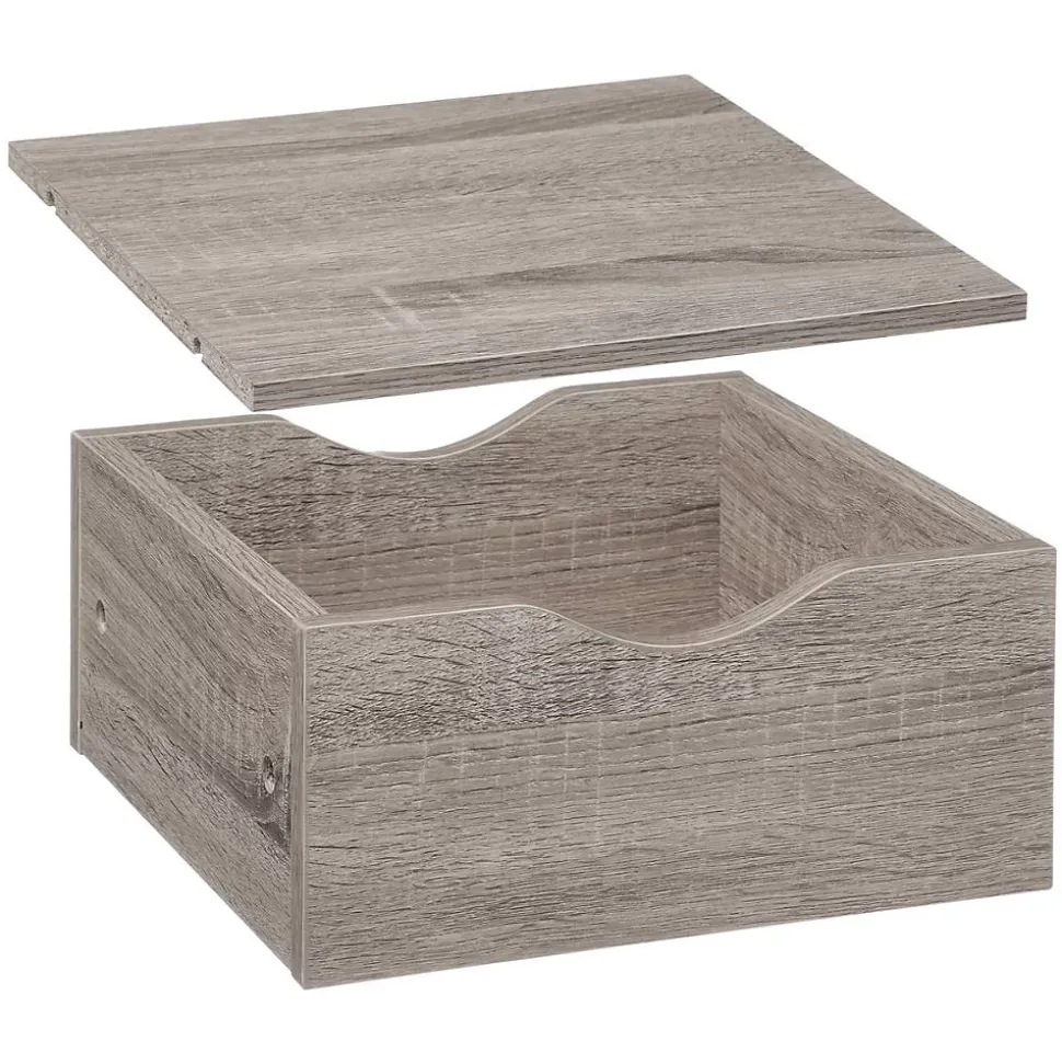 Tiroir et étagère 31cm Effet chêne gris Mix N' Modul - 5Five