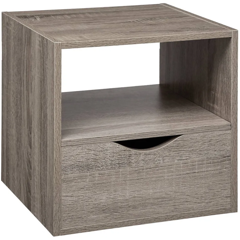 Tiroir et étagère 31cm Effet chêne gris Mix N' Modul - 5Five