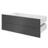 Tiroir GoodHome Atomia anthracite H. 18,5 x l. 99,7 x P. 50 cm vendu par 2