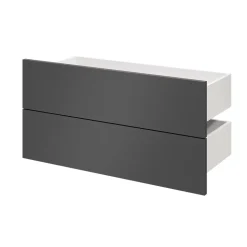 Tiroir GoodHome Atomia anthracite H. 18,5 x l. 74,7 x P. 30 cm vendu par 2
