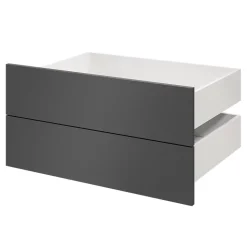 Tiroir GoodHome Atomia anthracite H. 18,5 x l. 74,7 x P. 50 cm vendu par 2