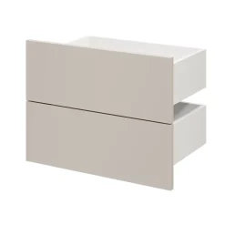 Tiroir GoodHome Atomia beige cachemire H. 18,5 x l. 49,7 x P. 30 cm vendu par 2