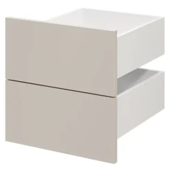 Tiroir GoodHome Atomia beige cachemire H. 18,5 x l. 37,2 x P. 39 cm vendu par 2