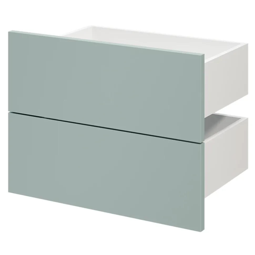 Tiroir GoodHome Atomia bleu aqua H. 18,5 x l. 37,2 x P. 30 cm vendu par 2