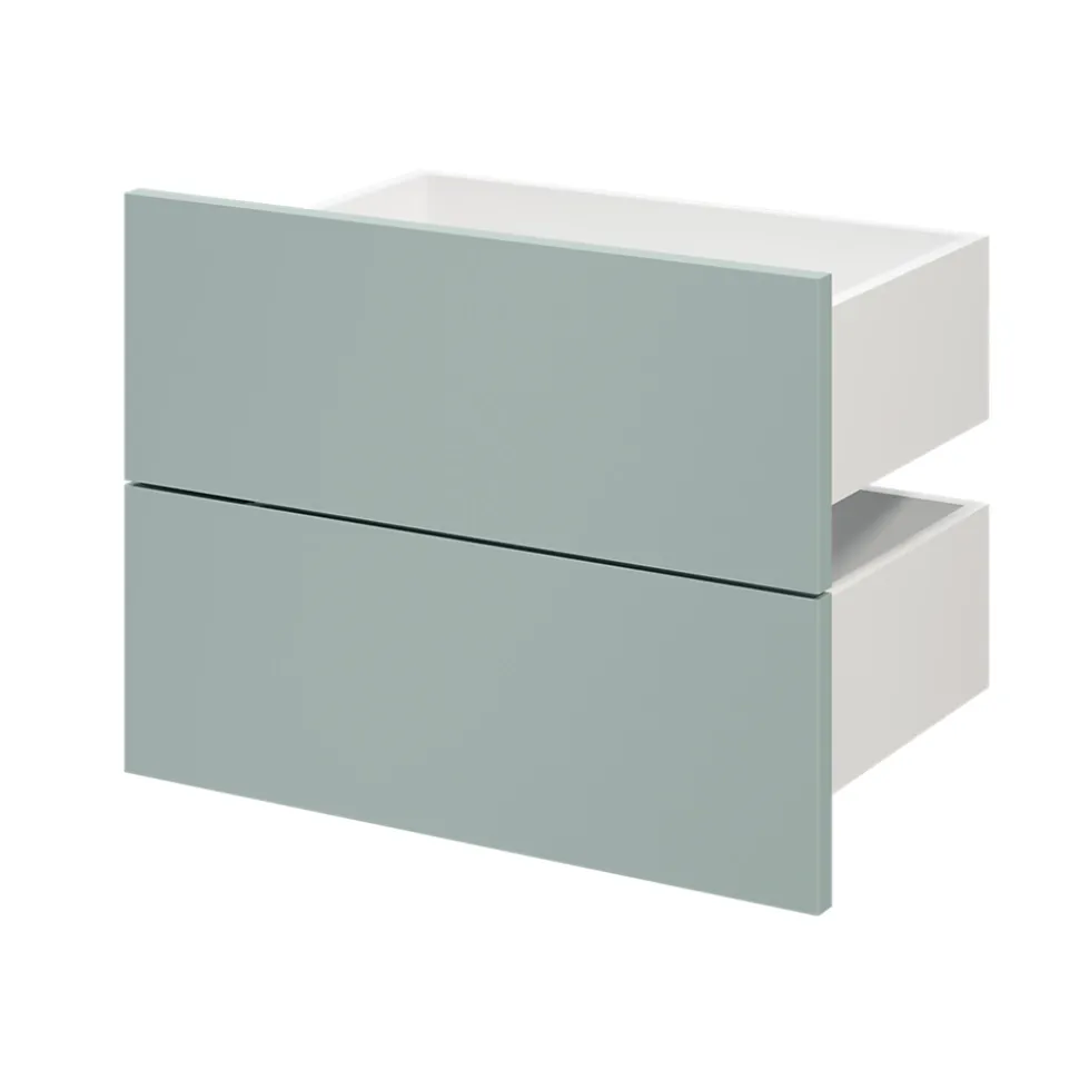 Tiroir GoodHome Atomia bleu aqua H. 18,5 x l. 49,7 x P. 30 cm vendu par 2