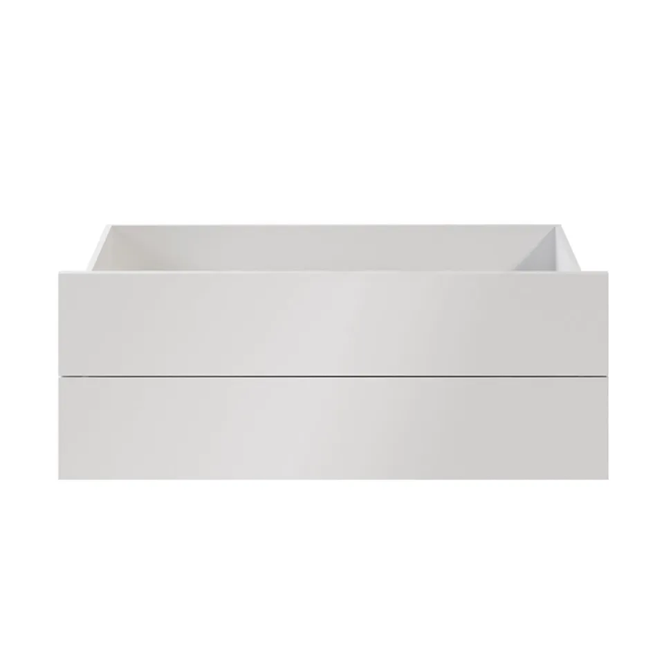 Tiroir GoodHome Atomia blanc brillant H. 18,45 x l. 99,7 x P. 40,9 cm vendu par 2