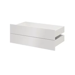 Tiroir GoodHome Atomia blanc brillant H. 18,45 x l. 99,7 x P. 40,9 cm vendu par 2