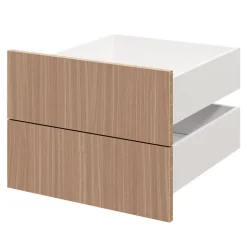 Tiroir GoodHome Atomia effet chêne chaud H. 18,5 x l. 49,7 x P. 50 cm vendu par 2