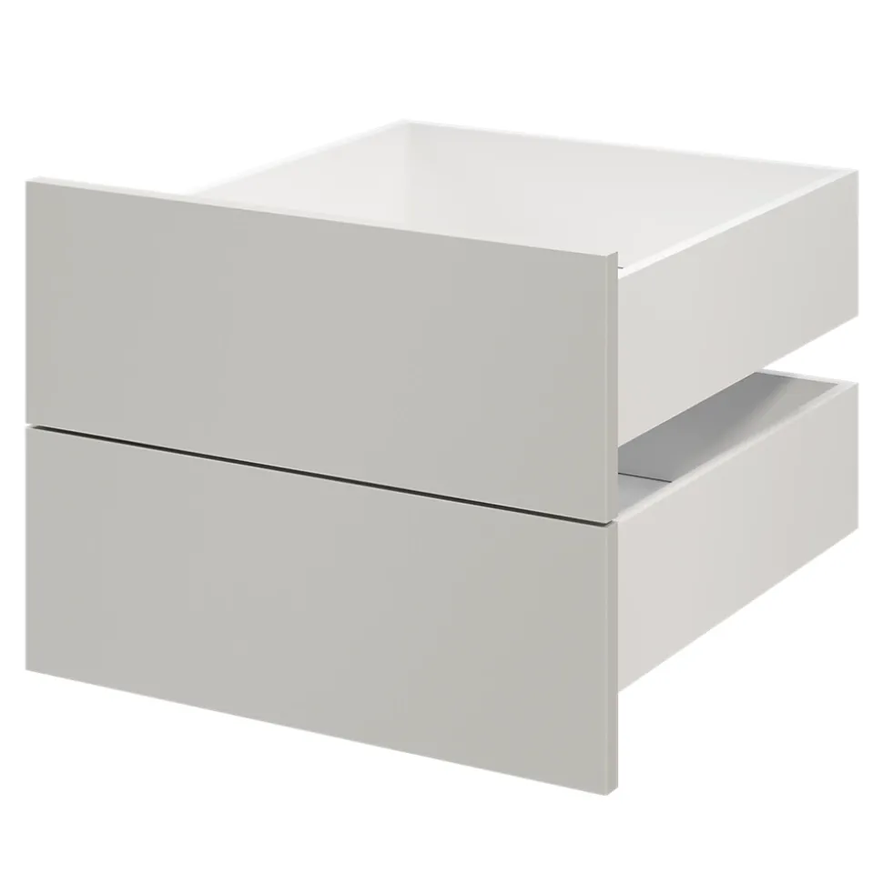 Tiroir GoodHome Atomia gris clair H. 18,5 x l. 49,7 x P. 50 cm vendu par 2