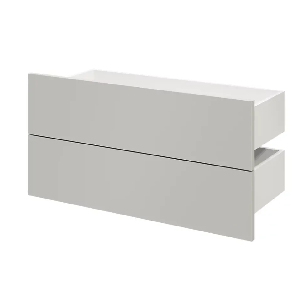 Tiroir GoodHome Atomia gris clair H. 18,5 x l. 74,7 x P. 30 cm vendu par 2
