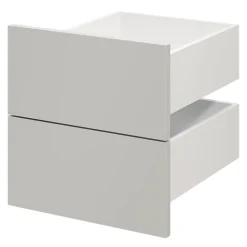 Tiroir GoodHome Atomia gris clair H. 18,5 x l. 37,2 x P. 39 cm vendu par 2