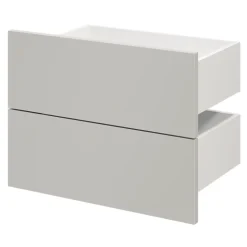 Tiroir GoodHome Atomia gris clair H. 18,5 x l. 37,2 x P. 30 cm vendu par 2