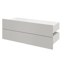 Tiroir GoodHome Atomia gris clair H. 18,5 x l. 99,7 x P. 39 cm vendu par 2