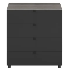 Tiroir GoodHome Atomia noir H. 18,45 x l. 74,7 x P. 40,7 cm vendu par 2